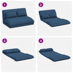 Sillón ajustable Azul Tela