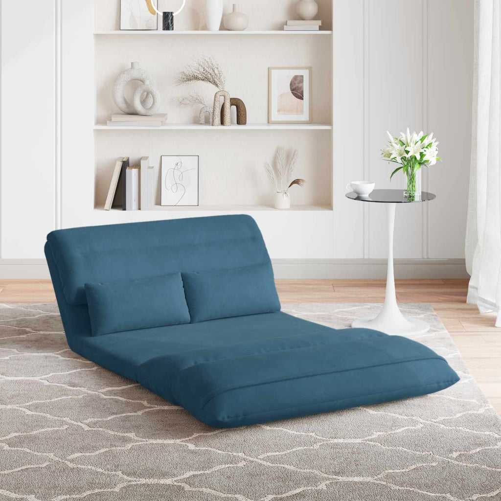 Sillón ajustable Azul Terciopelo
