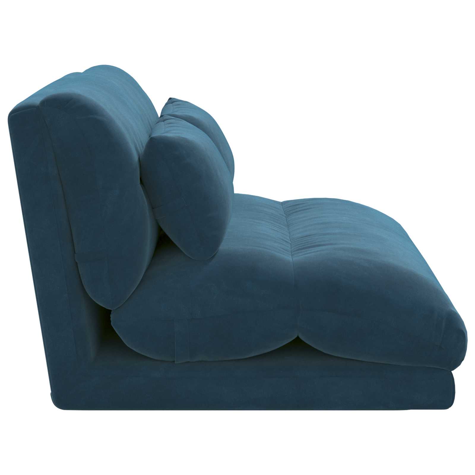 Sillón ajustable Azul Terciopelo