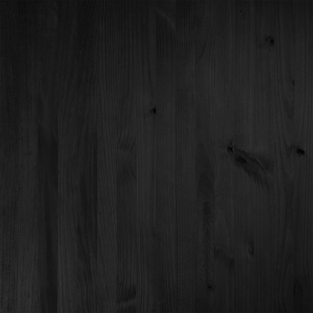 Mesa de Comedor NOAIN 160 cm Madera de Pino Maciza Negro