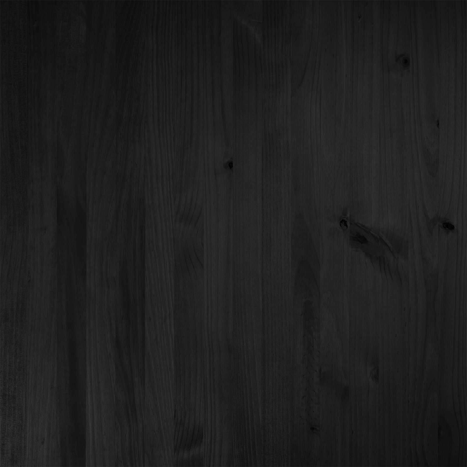 Mesa de Comedor NOAIN 160 cm Madera de Pino Maciza Negro