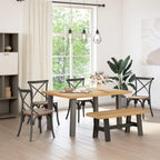Banca de Comedor NOAIN 120 x 41 x 45 cm Pino macizo Natural