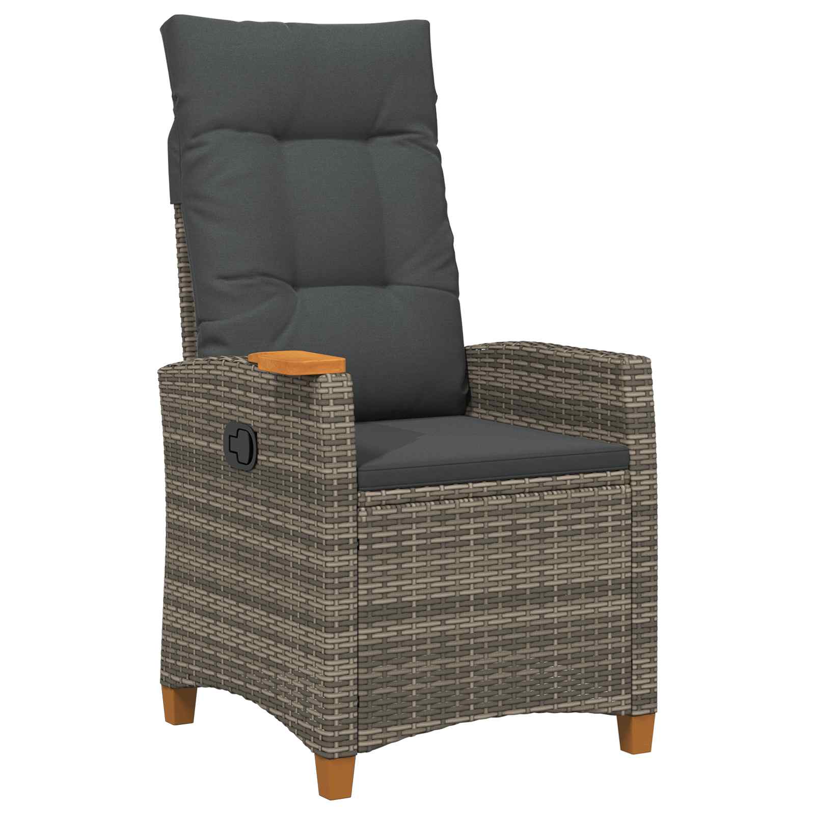 Recliner with tea tray and cushion 62 x 64 x 112 cm