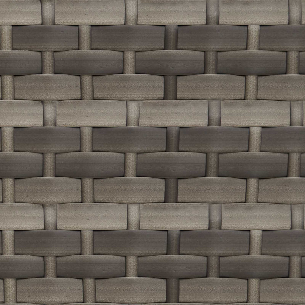 Conjunto de sofás de jardín 2 pcs Gris Ratán sintético y acero