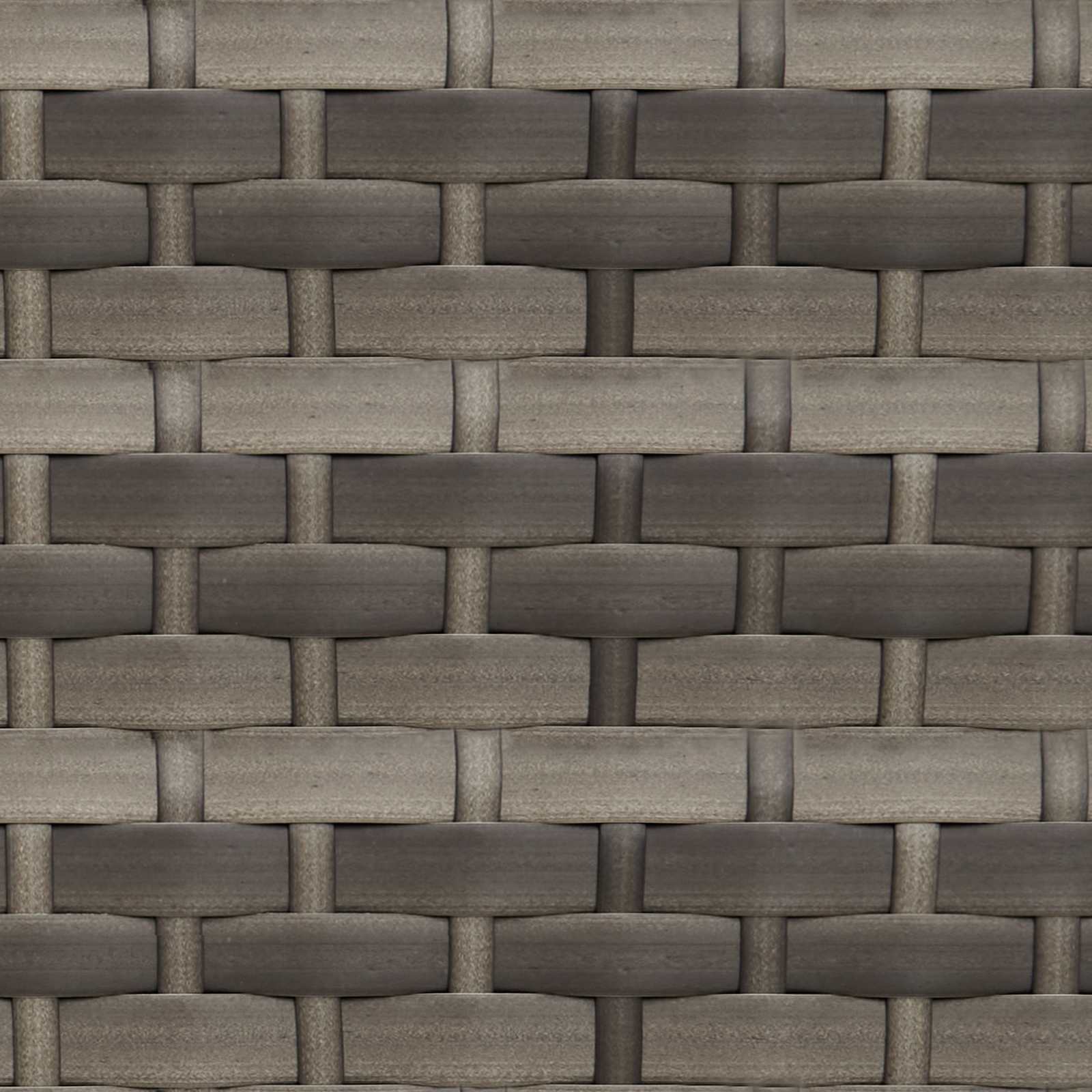 Conjunto de sofás de jardín 2 pcs Gris Ratán sintético y acero