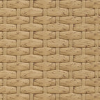 Conjunto de sofás de jardín con cojín 2 pcs Natural
