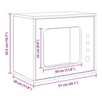 Casa para Gatos 51 x 30 x 42 cm Madera de ingeniería