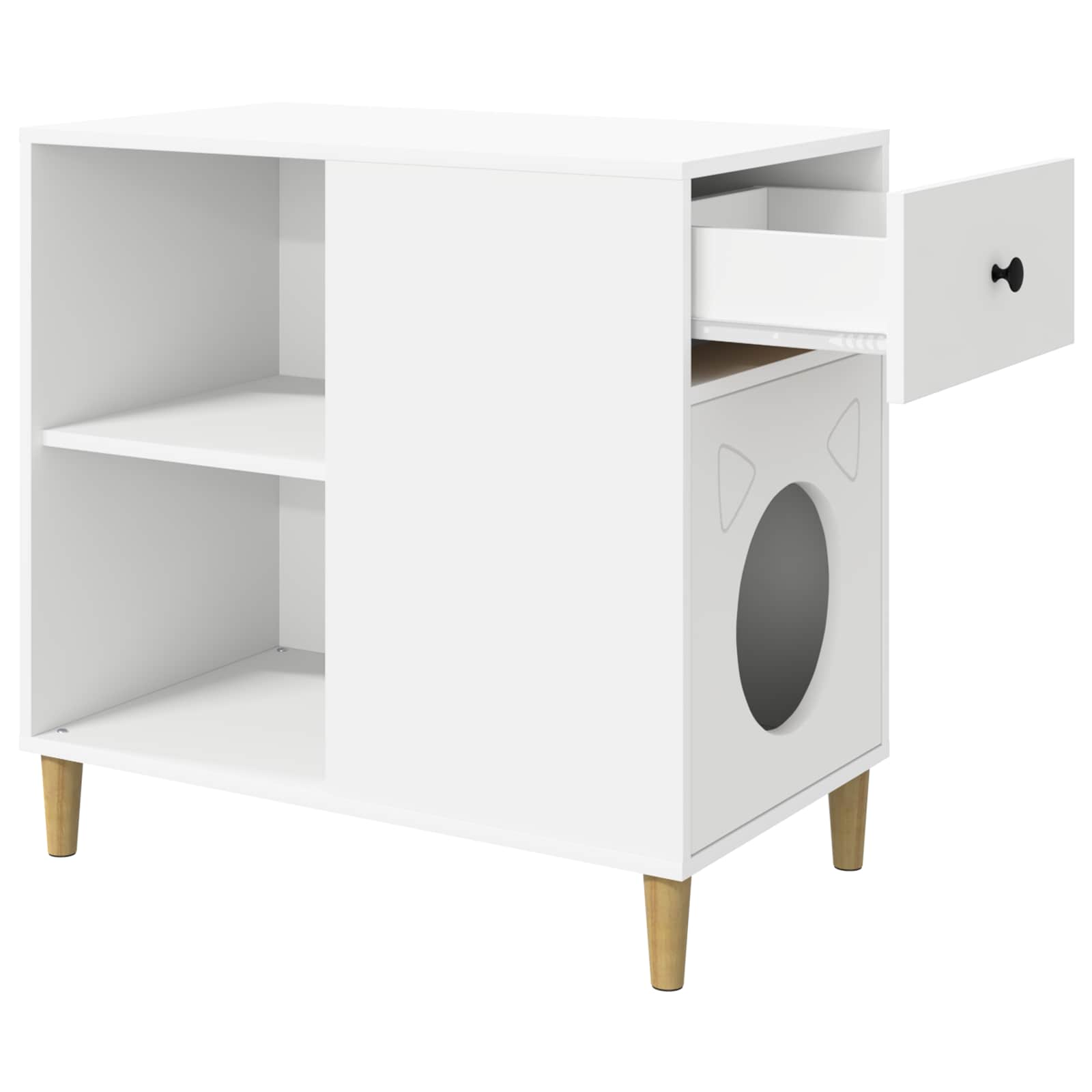 Casa para Gatos 72 x 42.5 x 70 cm Madera de ingeniería
