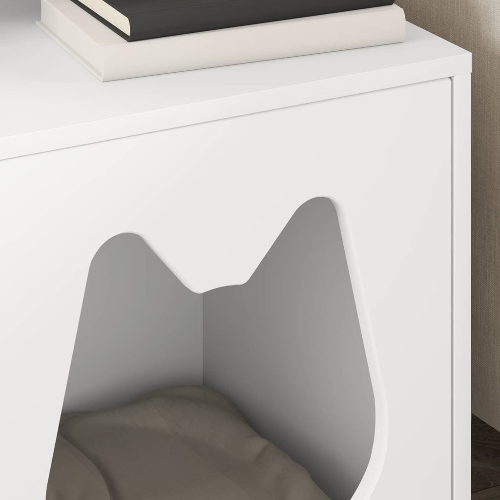 Casa para Gatos 42,5 x 40 x 53,5 cm Madera de ingeniería