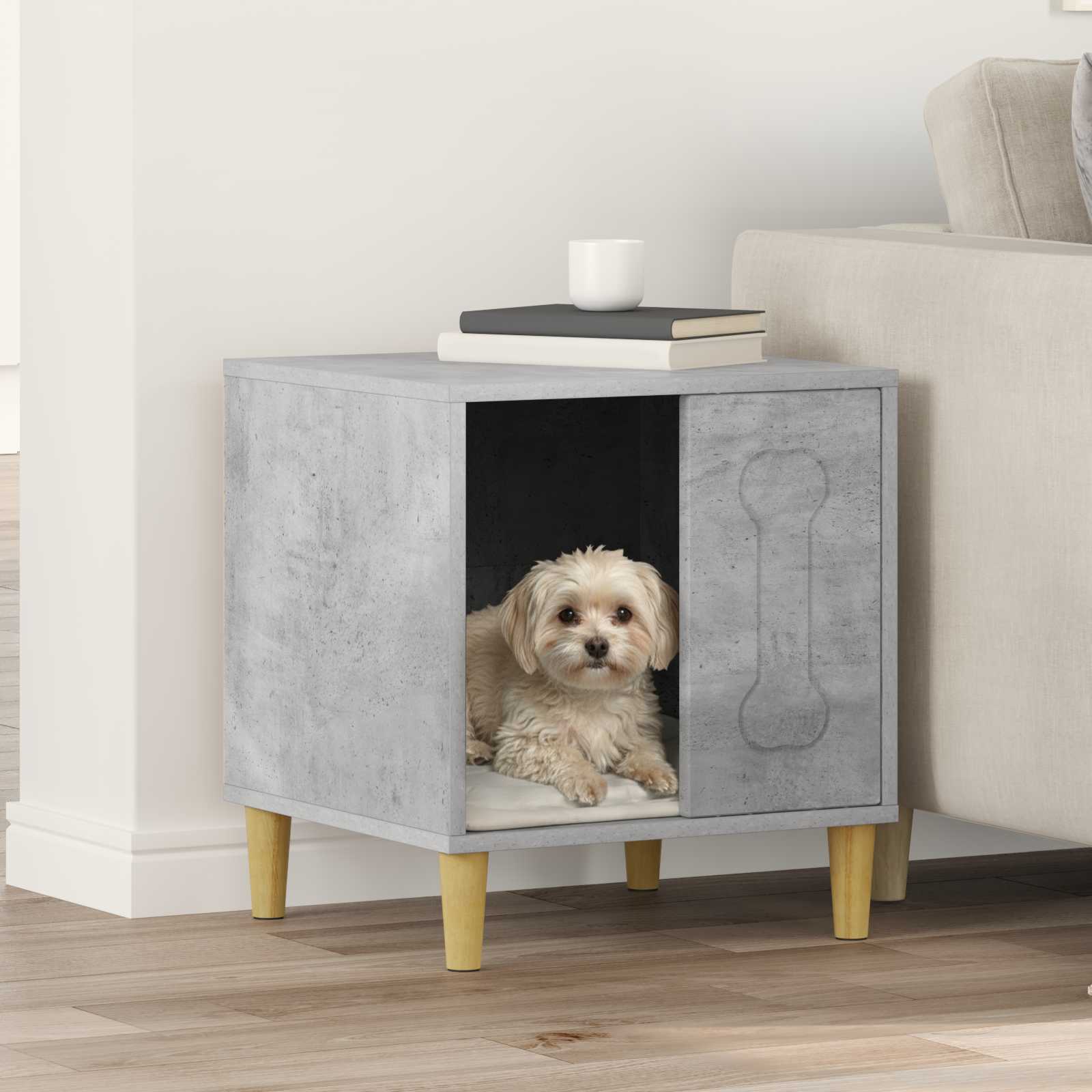Casa para perros 44 x 42 x 49 cm Madera de ingeniería