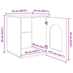 Casa para Gatos 53 x 52 x 62 cm Madera de ingeniería