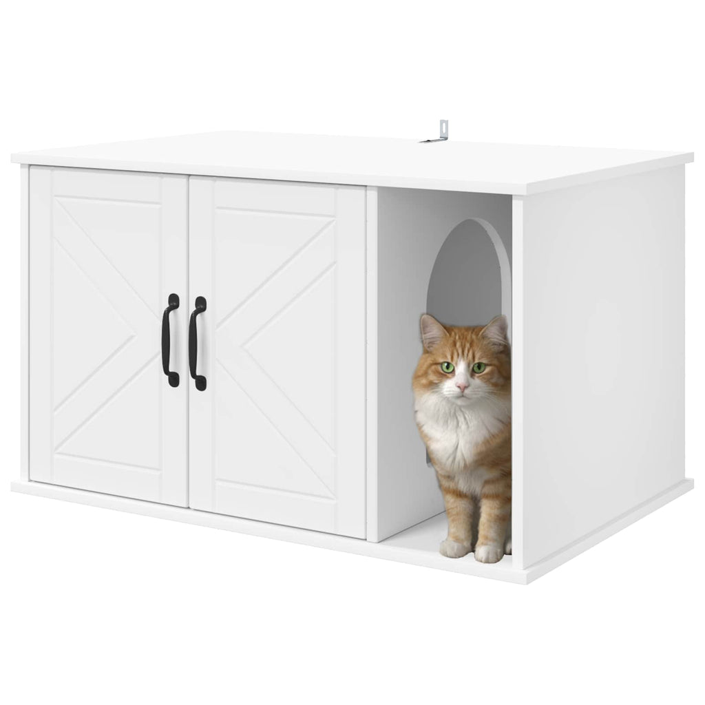 Casa para Gatos 85 x 55 x 50 cm Madera de ingeniería