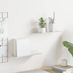 Estante flotante 2 pcs 100 x 18 x 2,5 cm Acero