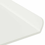 Estante flotante 2 pcs 100 x 18 x 2,5 cm Acero