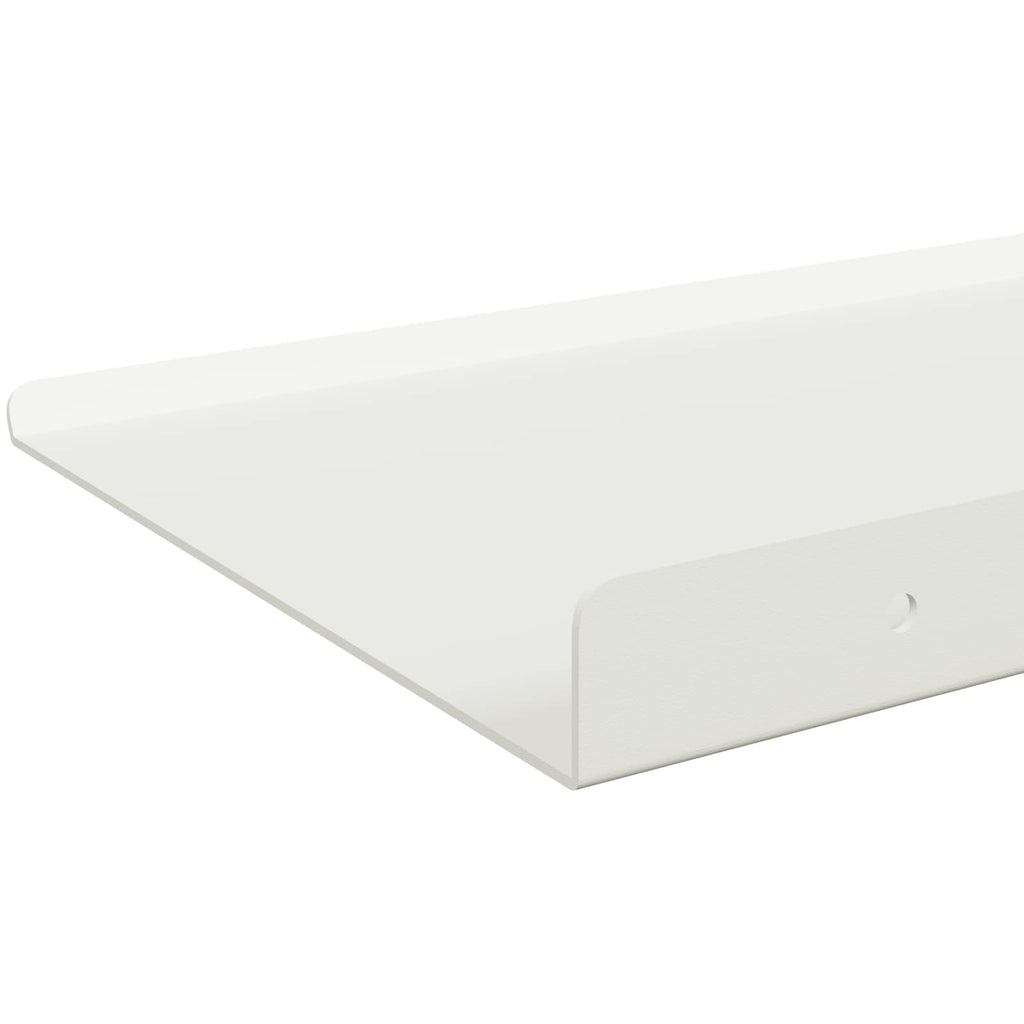 Estante flotante 2 pcs 100 x 18 x 2,5 cm Acero