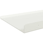 Estante flotante 2 pcs 100 x 18 x 2,5 cm Acero