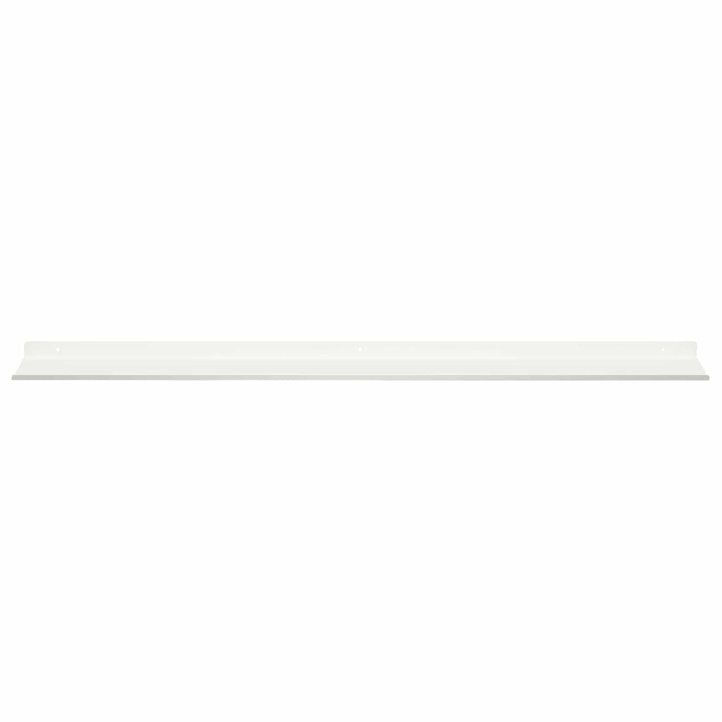 Estante flotante 2 pcs 100 x 18 x 2,5 cm Acero