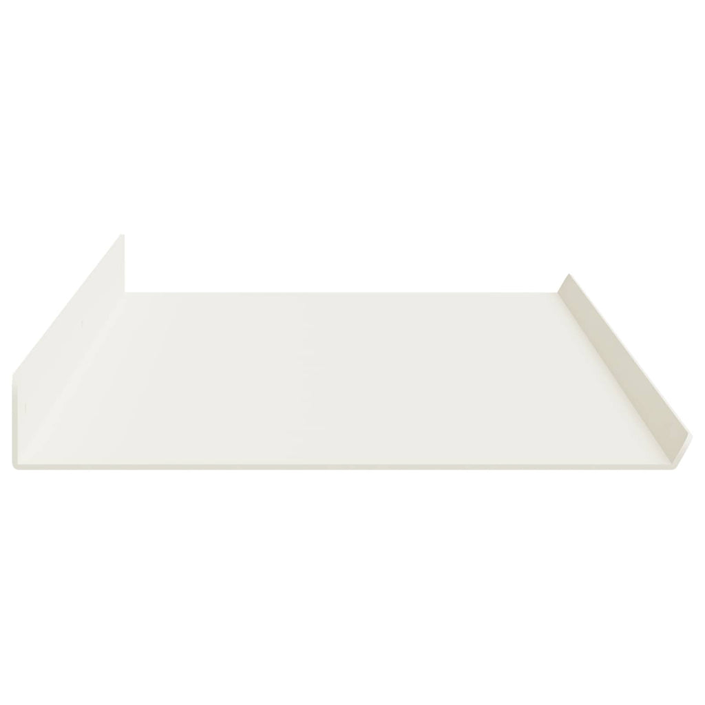 Estante flotante 2 pcs 100 x 18 x 2,5 cm Acero