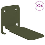 Estante flotante 24 pcs Verde Oliva 6 x 10,8 x 6,6 cm