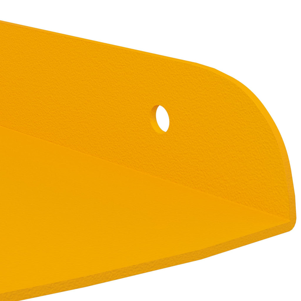 Estante flotante 2 pcs Amarillo Mostaza 15 x 15 x 2 cm