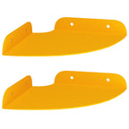 Estante flotante 2 pcs Amarillo Mostaza 15 x 15 x 2 cm