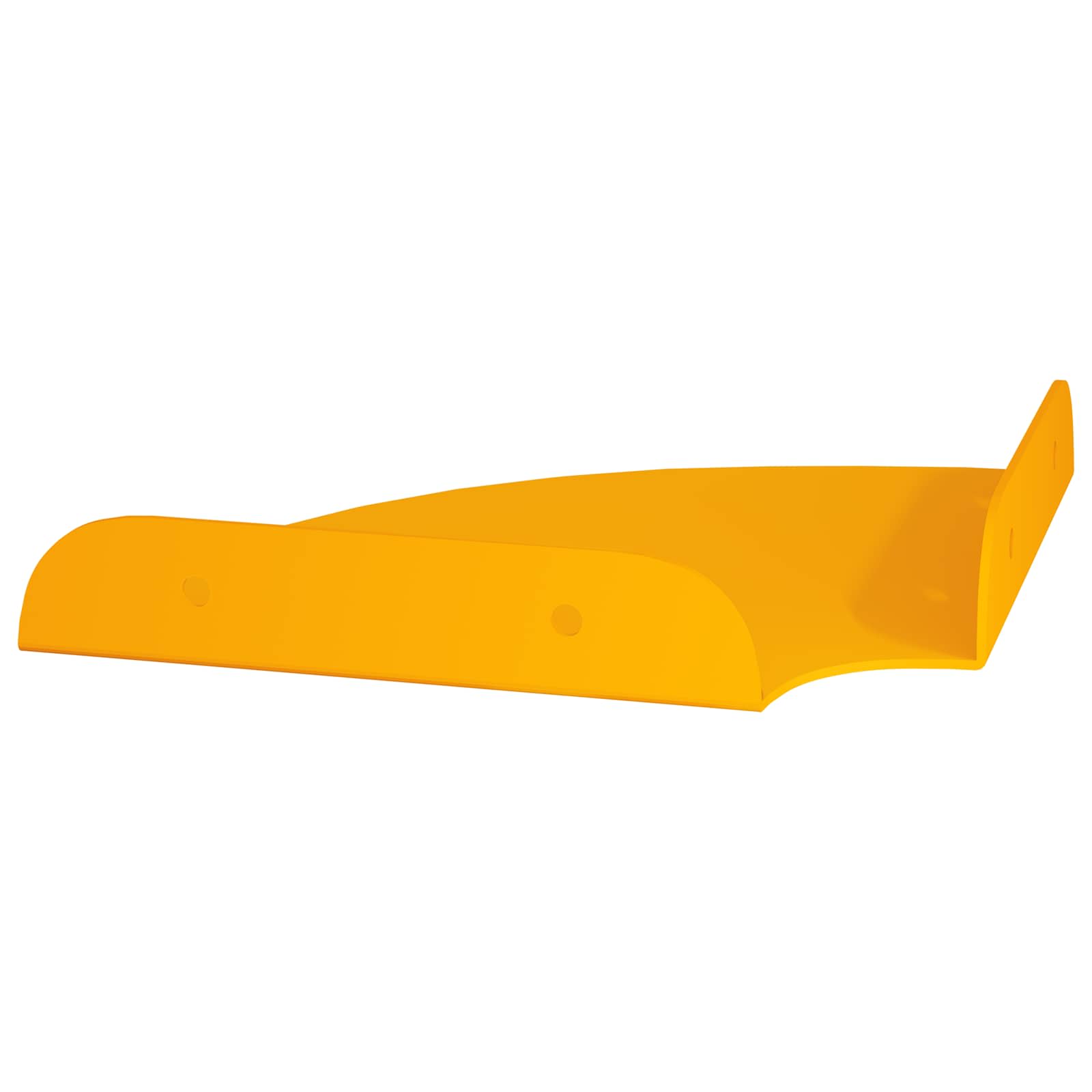 Estante flotante 2 pcs Amarillo Mostaza 15 x 15 x 2 cm
