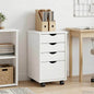 Gabinete rodante con rueda 34 x 39 x 56 cm Pino macizo