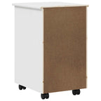 Gabinete rodante con rueda 34 x 39 x 56 cm Pino macizo
