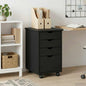 Gabinete rodante con rueda 34 x 39 x 56 cm Pino macizo