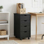 Gabinete rodante 34 x 39 x 65,5 cm Madera de Pino Macizo