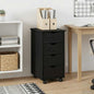 Gabinete rodante 34 x 39 x 65,5 cm Madera de Pino Macizo