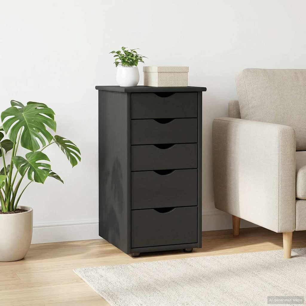 Wardrobe 34 x 39 x 61.5 cm Solid Pine Wood