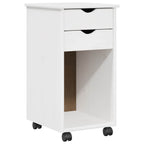 Gabinete rodante 34 x 39 x 65,5 cm Pino macizo