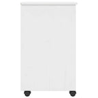 Gabinete rodante 34 x 39 x 65,5 cm Pino macizo