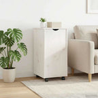 Gabinete rodante 34 x 39 x 65,5 cm Madera de Pino Macizo
