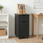 Gabinete rodante 34 x 39 x 65,5 cm Madera de Pino Macizo