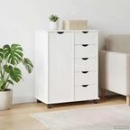 Gabinete rodante 63,5 x 39 x 79 cm Madera de Pino Macizo
