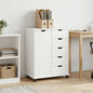 Gabinete rodante 63,5 x 39 x 79 cm Madera de Pino Macizo