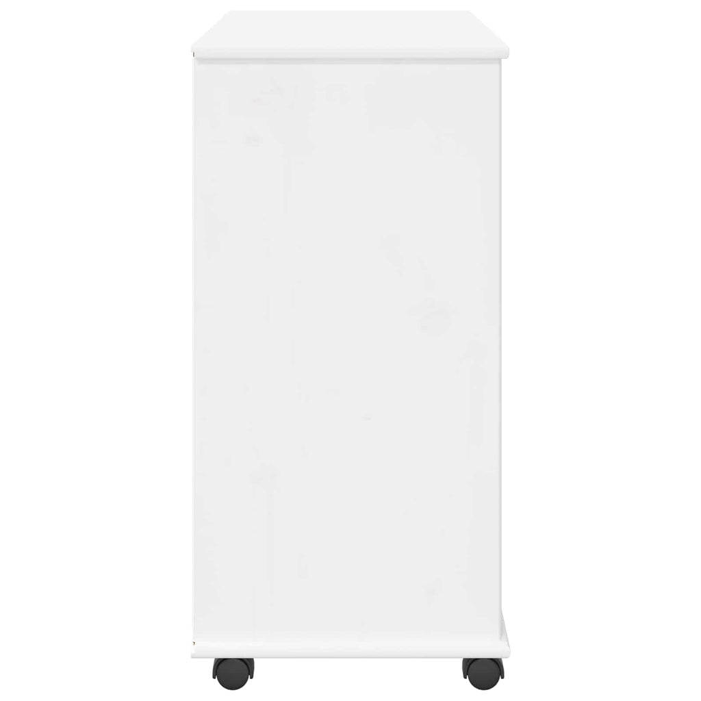 Gabinete rodante 63,5 x 39 x 79 cm Madera de Pino Macizo
