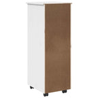 Gabinete rodante 34 x 39 x 93,5 cm Madera de Pino Macizo