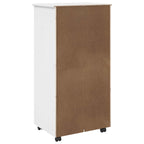 Gabinete rodante 53 x 39 x 103 cm Madera de Pino Macizo