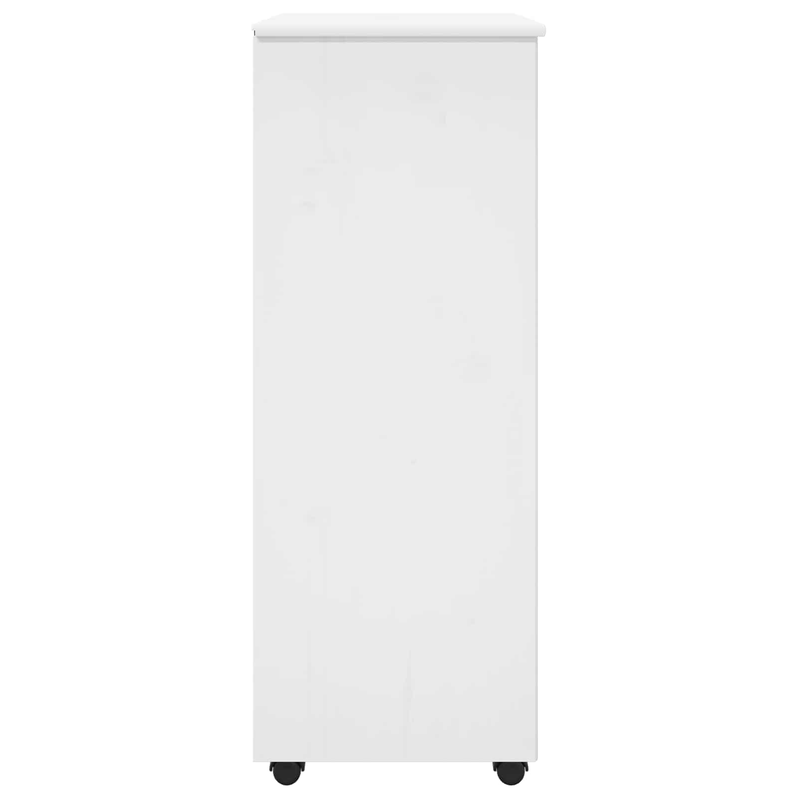 Gabinete rodante 53 x 39 x 103 cm Madera de Pino Macizo