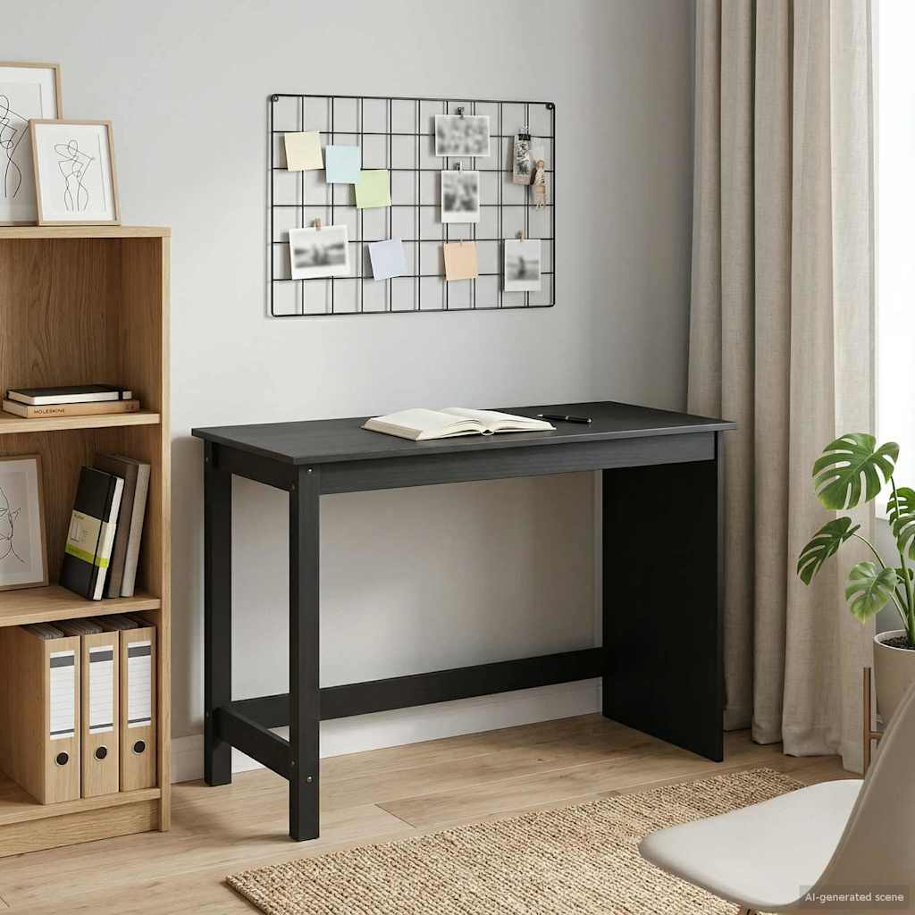 Desk 112 x 50 x 75 cm Solid Pine Wood