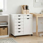 Gabinete rodante 63,5 x 39 x 65,5 cm Madera de Pino Macizo