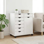 Gabinete rodante 63,5 x 39 x 65,5 cm Madera de Pino Macizo