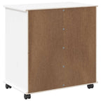 Gabinete rodante 63,5 x 39 x 65,5 cm Madera de Pino Macizo