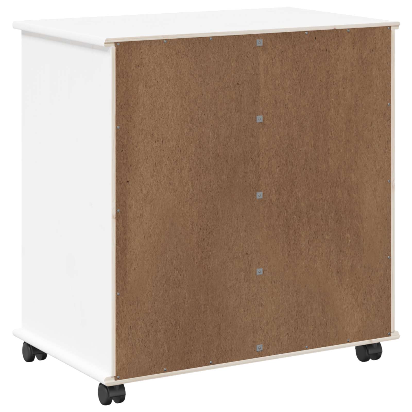 Gabinete rodante 63,5 x 39 x 65,5 cm Madera de Pino Macizo