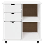 Gabinete rodante 63,5 x 39 x 65,5 cm Madera de Pino Macizo