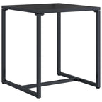 Conjunto de sofás de jardín 3 pcs Negro y Antracita Acero