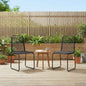 Cadeiras de jardim 2 unidades Preto 48 x 55 x 89,5 cm Vime